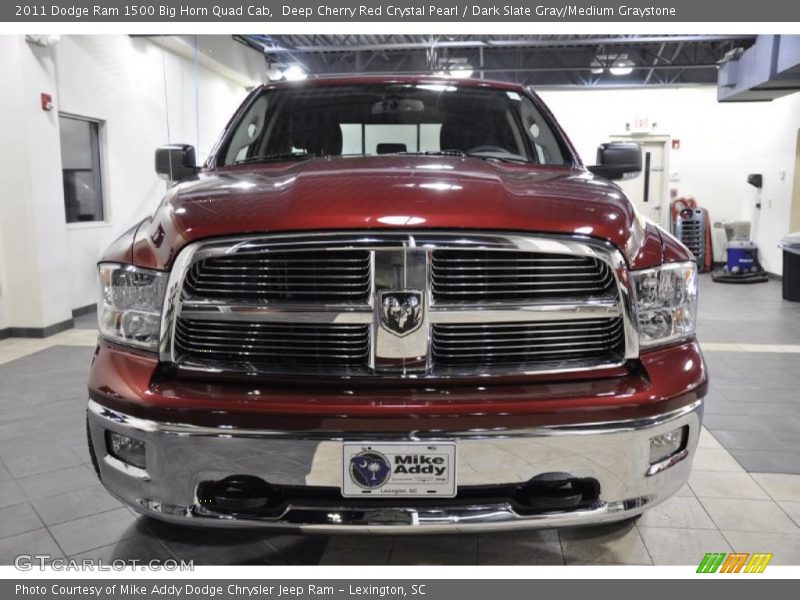 Deep Cherry Red Crystal Pearl / Dark Slate Gray/Medium Graystone 2011 Dodge Ram 1500 Big Horn Quad Cab