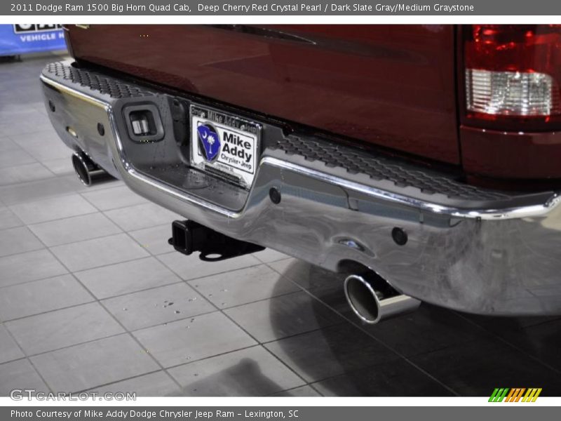 Deep Cherry Red Crystal Pearl / Dark Slate Gray/Medium Graystone 2011 Dodge Ram 1500 Big Horn Quad Cab