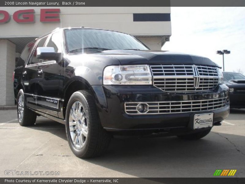Black / Stone 2008 Lincoln Navigator Luxury