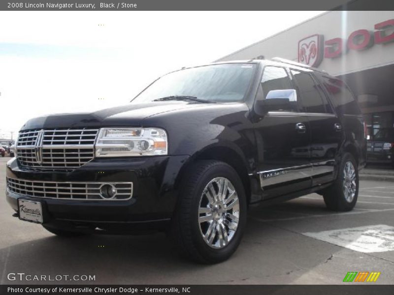 Black / Stone 2008 Lincoln Navigator Luxury