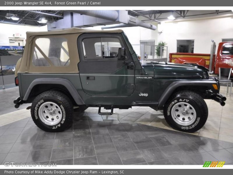 Forest Green Pearl / Camel 2000 Jeep Wrangler SE 4x4