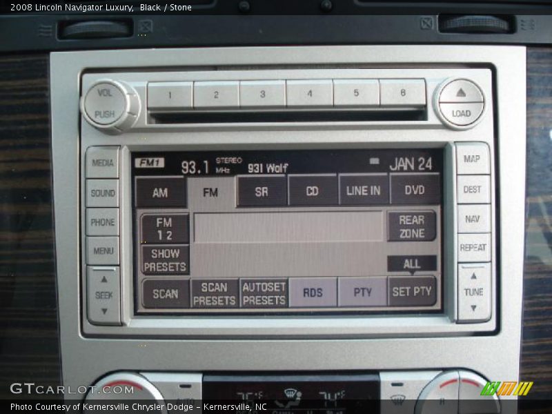 Black / Stone 2008 Lincoln Navigator Luxury