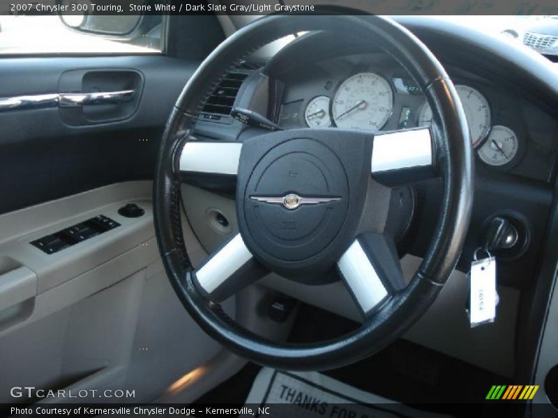 Stone White / Dark Slate Gray/Light Graystone 2007 Chrysler 300 Touring