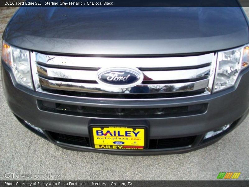 Sterling Grey Metallic / Charcoal Black 2010 Ford Edge SEL