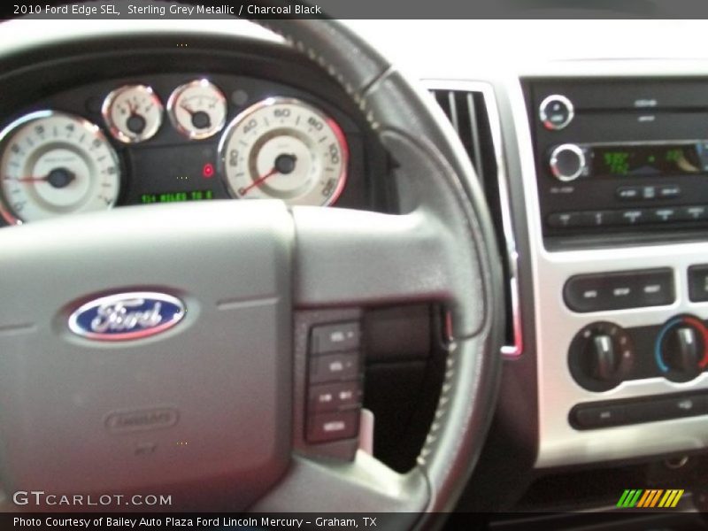 Sterling Grey Metallic / Charcoal Black 2010 Ford Edge SEL