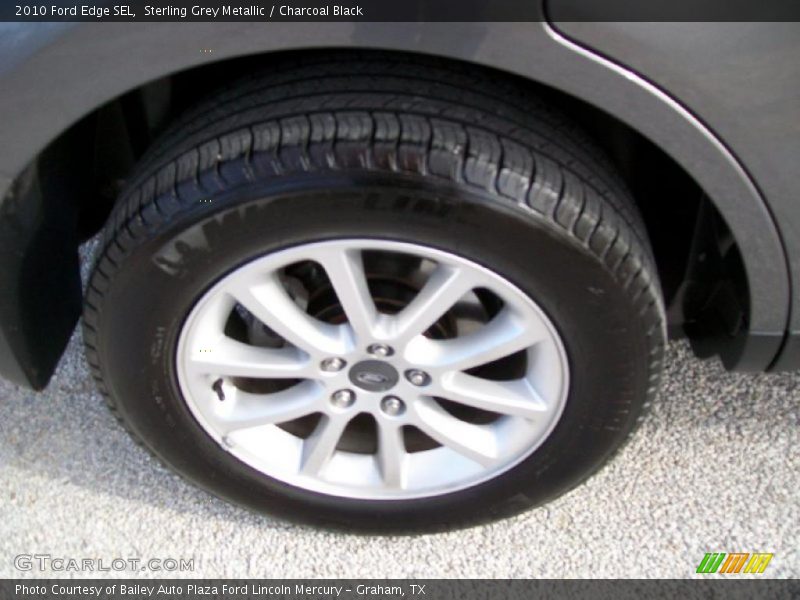 Sterling Grey Metallic / Charcoal Black 2010 Ford Edge SEL