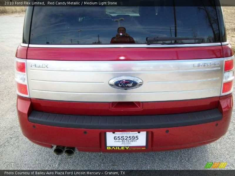 Red Candy Metallic / Medium Light Stone 2010 Ford Flex Limited