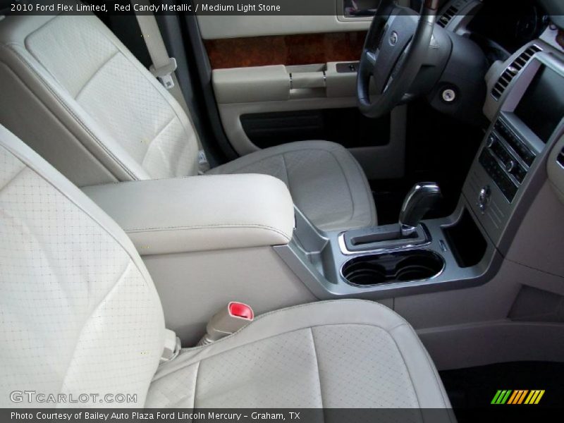 Red Candy Metallic / Medium Light Stone 2010 Ford Flex Limited
