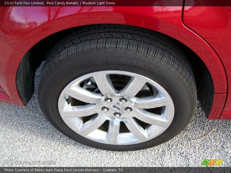 Red Candy Metallic / Medium Light Stone 2010 Ford Flex Limited