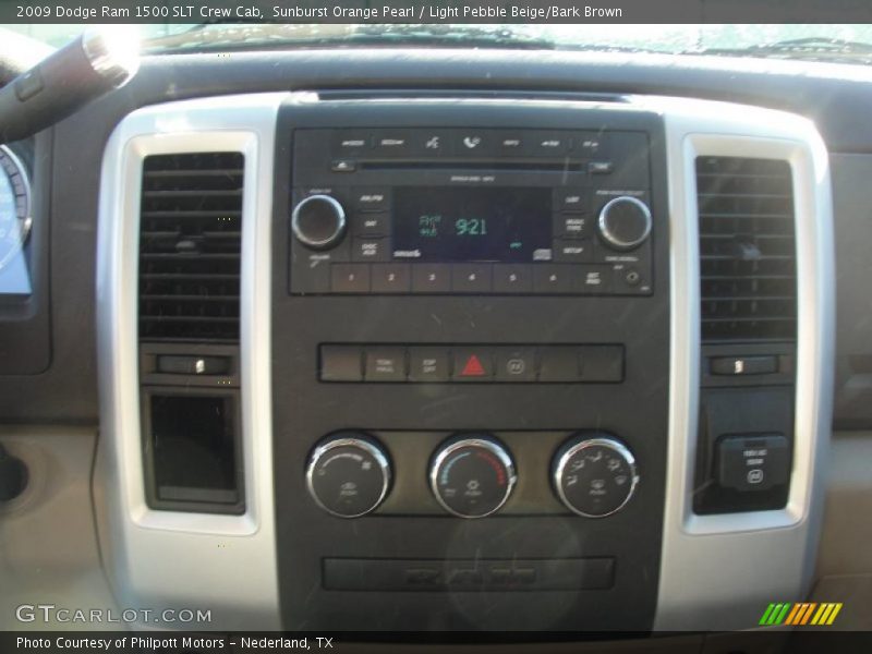 Sunburst Orange Pearl / Light Pebble Beige/Bark Brown 2009 Dodge Ram 1500 SLT Crew Cab