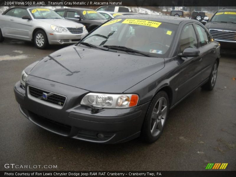 Titanium Gray Metallic / R Atacama Natural 2004 Volvo S60 R AWD