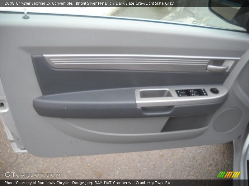 Bright Silver Metallic / Dark Slate Gray/Light Slate Gray 2008 Chrysler Sebring LX Convertible