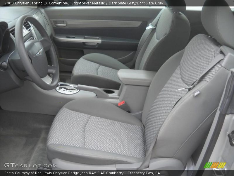 Bright Silver Metallic / Dark Slate Gray/Light Slate Gray 2008 Chrysler Sebring LX Convertible