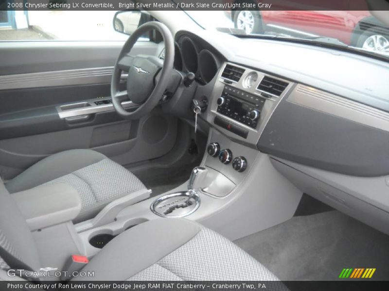 Bright Silver Metallic / Dark Slate Gray/Light Slate Gray 2008 Chrysler Sebring LX Convertible