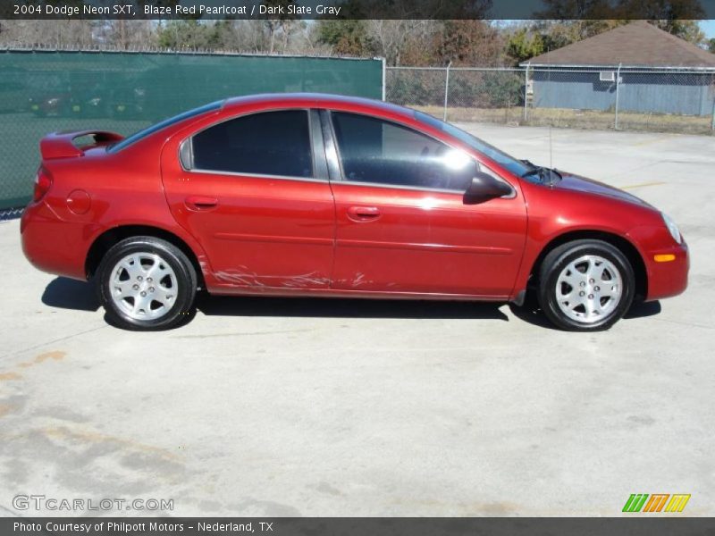 Blaze Red Pearlcoat / Dark Slate Gray 2004 Dodge Neon SXT