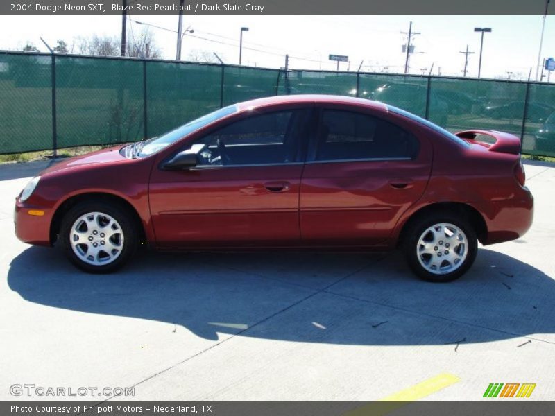 Blaze Red Pearlcoat / Dark Slate Gray 2004 Dodge Neon SXT