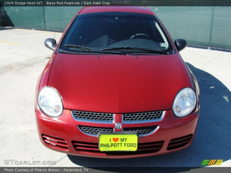 Blaze Red Pearlcoat / Dark Slate Gray 2004 Dodge Neon SXT