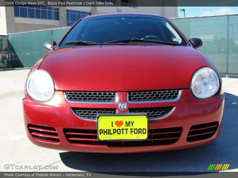 Blaze Red Pearlcoat / Dark Slate Gray 2004 Dodge Neon SXT