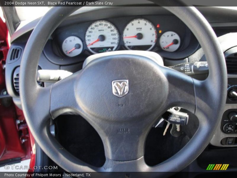 Blaze Red Pearlcoat / Dark Slate Gray 2004 Dodge Neon SXT