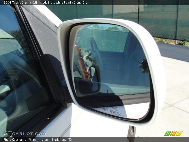 Arctic Frost White Pearl / Stone Gray 2004 Toyota Sienna XLE