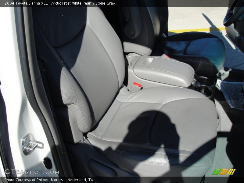 Arctic Frost White Pearl / Stone Gray 2004 Toyota Sienna XLE