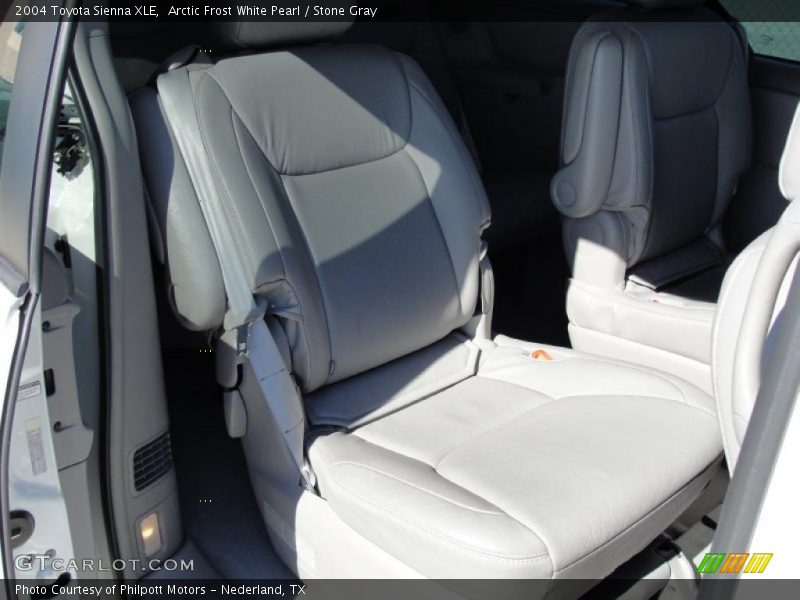 Arctic Frost White Pearl / Stone Gray 2004 Toyota Sienna XLE