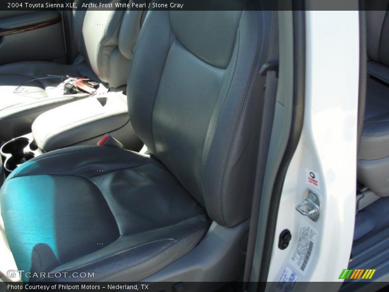 Arctic Frost White Pearl / Stone Gray 2004 Toyota Sienna XLE