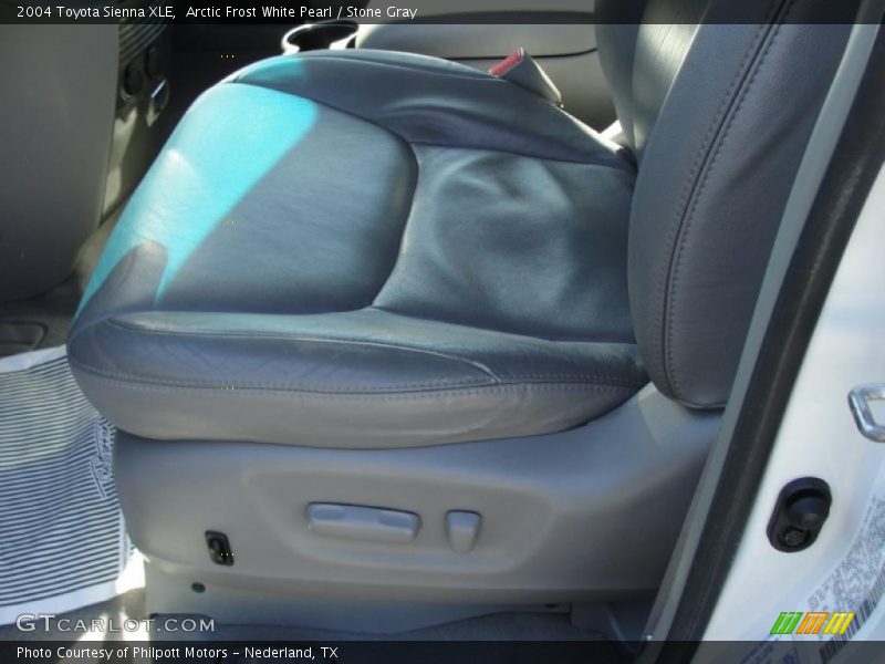 Arctic Frost White Pearl / Stone Gray 2004 Toyota Sienna XLE