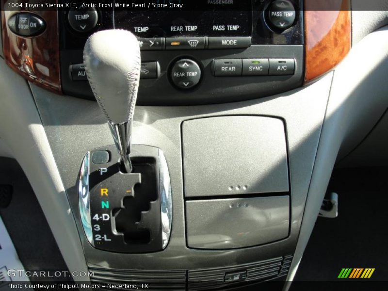 Arctic Frost White Pearl / Stone Gray 2004 Toyota Sienna XLE