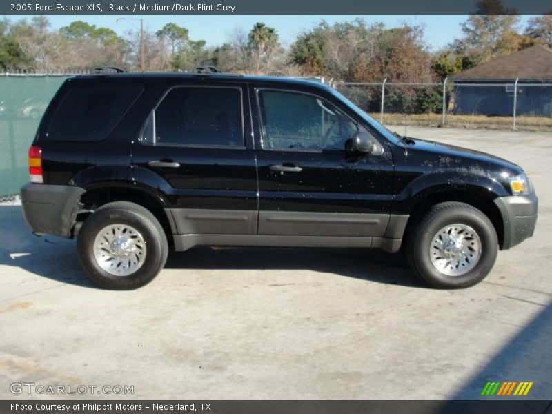 Black / Medium/Dark Flint Grey 2005 Ford Escape XLS