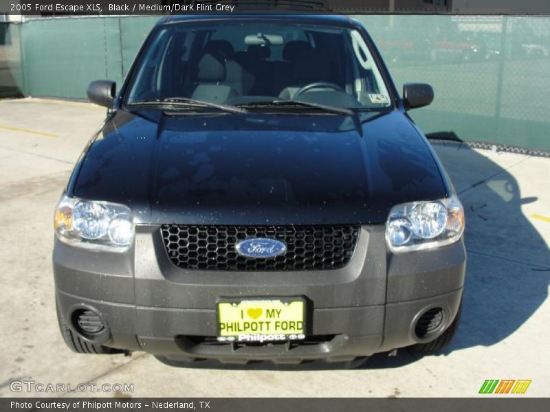 Black / Medium/Dark Flint Grey 2005 Ford Escape XLS