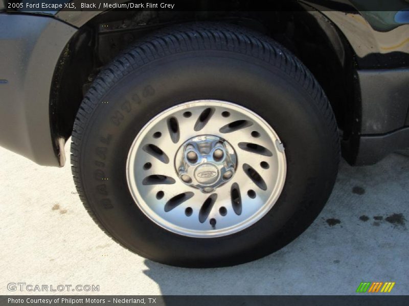 Black / Medium/Dark Flint Grey 2005 Ford Escape XLS