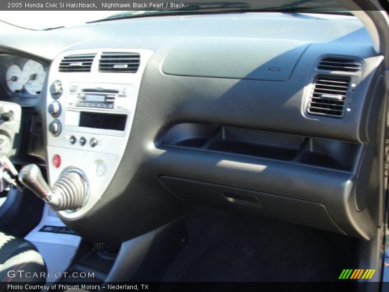 Nighthawk Black Pearl / Black 2005 Honda Civic Si Hatchback