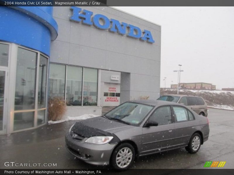 Magnesium Metallic / Gray 2004 Honda Civic LX Sedan