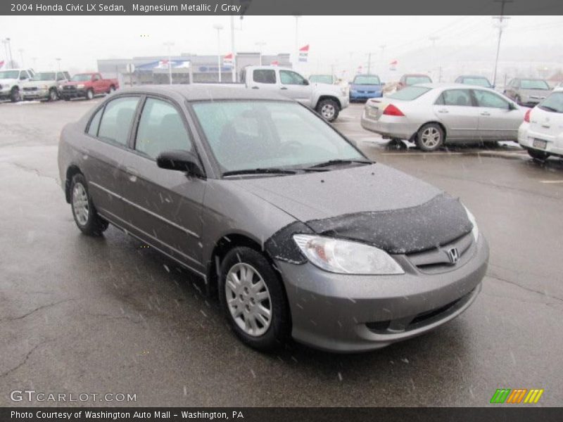 Magnesium Metallic / Gray 2004 Honda Civic LX Sedan