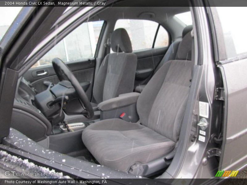 Magnesium Metallic / Gray 2004 Honda Civic LX Sedan