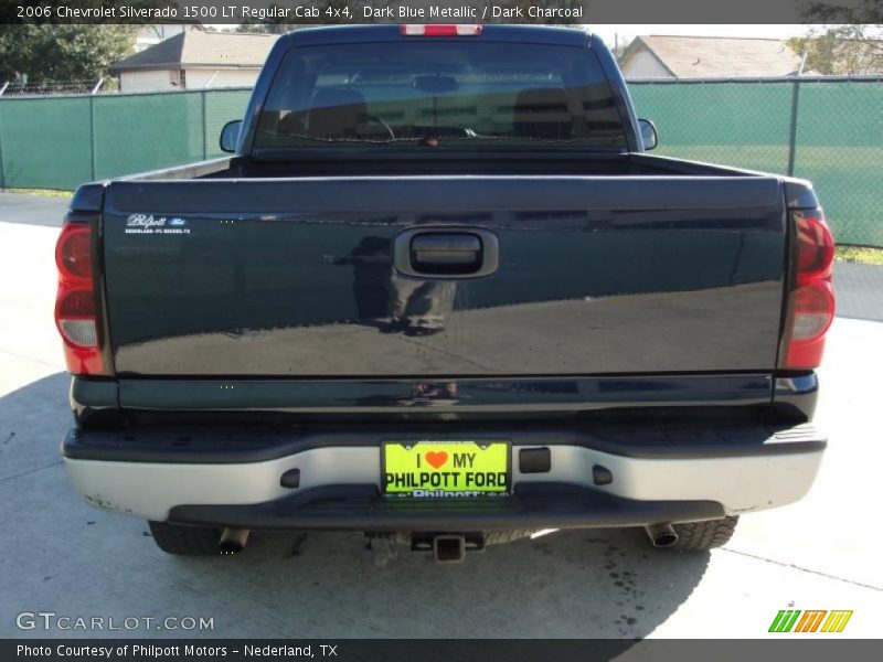 Dark Blue Metallic / Dark Charcoal 2006 Chevrolet Silverado 1500 LT Regular Cab 4x4
