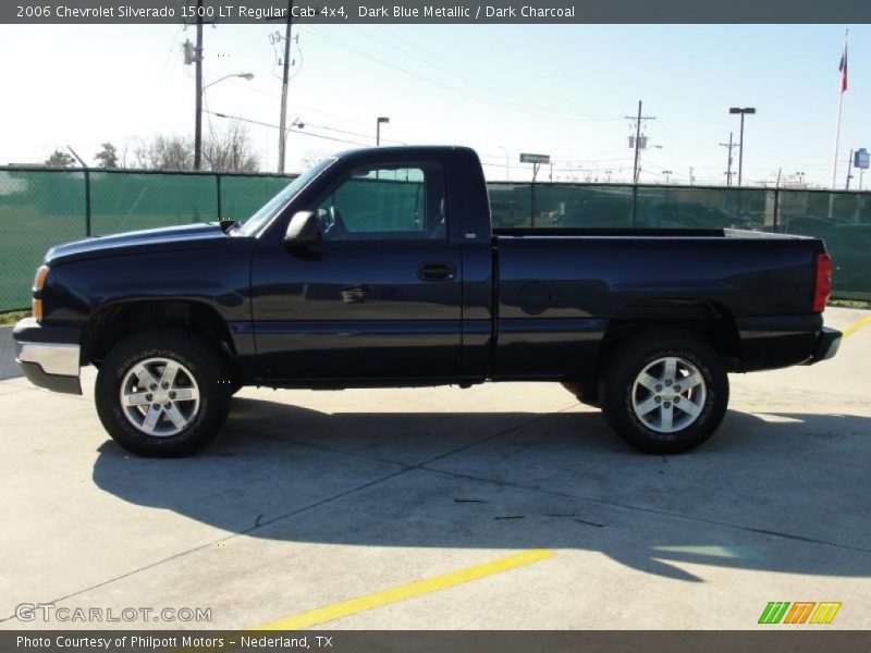 Dark Blue Metallic / Dark Charcoal 2006 Chevrolet Silverado 1500 LT Regular Cab 4x4