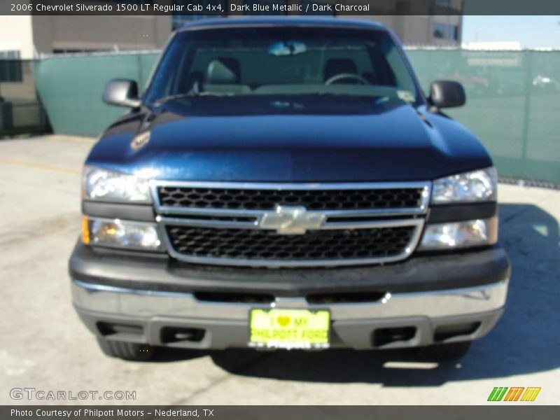 Dark Blue Metallic / Dark Charcoal 2006 Chevrolet Silverado 1500 LT Regular Cab 4x4