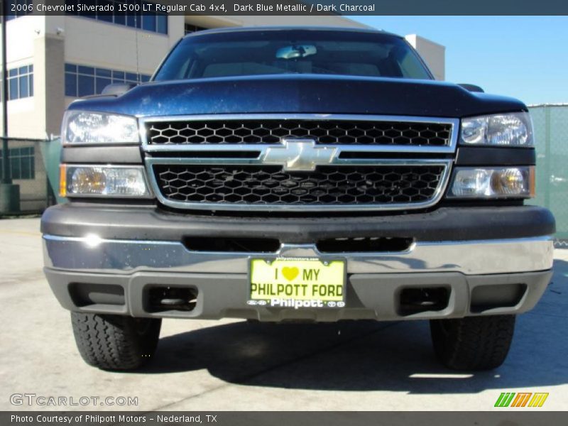 Dark Blue Metallic / Dark Charcoal 2006 Chevrolet Silverado 1500 LT Regular Cab 4x4