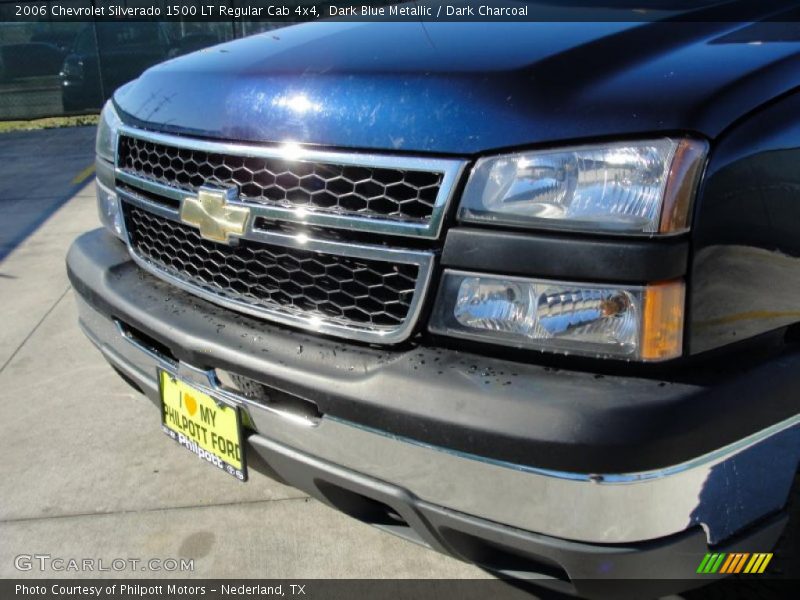 Dark Blue Metallic / Dark Charcoal 2006 Chevrolet Silverado 1500 LT Regular Cab 4x4