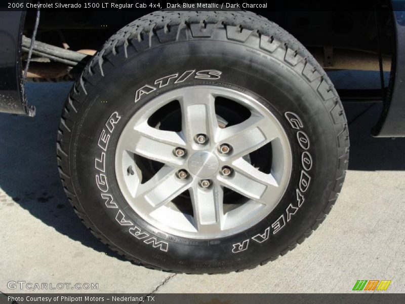 Dark Blue Metallic / Dark Charcoal 2006 Chevrolet Silverado 1500 LT Regular Cab 4x4