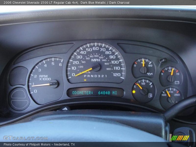 Dark Blue Metallic / Dark Charcoal 2006 Chevrolet Silverado 1500 LT Regular Cab 4x4