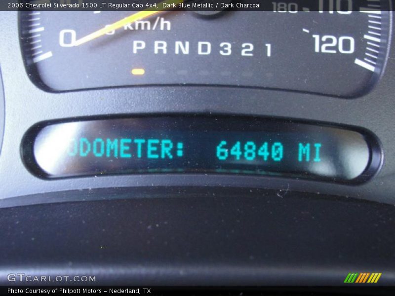 Dark Blue Metallic / Dark Charcoal 2006 Chevrolet Silverado 1500 LT Regular Cab 4x4
