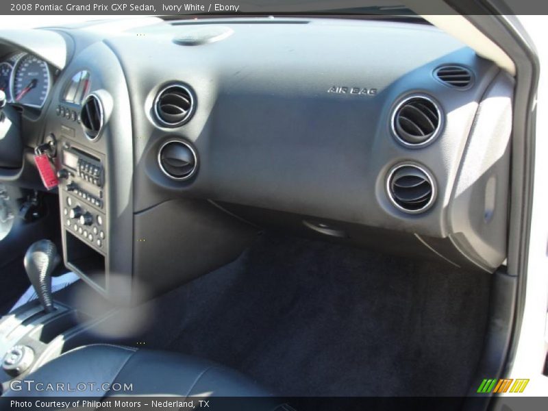 Ivory White / Ebony 2008 Pontiac Grand Prix GXP Sedan