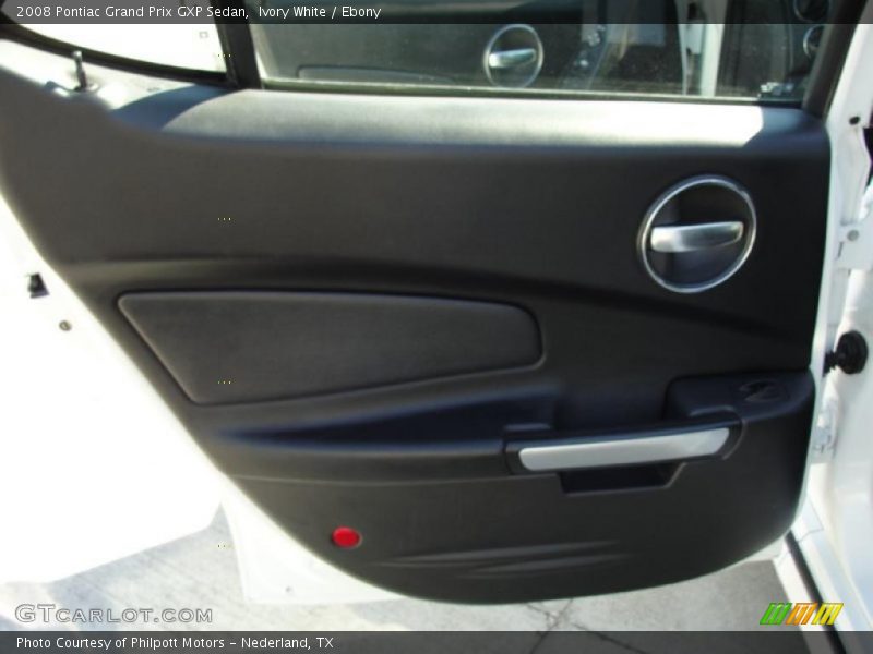 Ivory White / Ebony 2008 Pontiac Grand Prix GXP Sedan