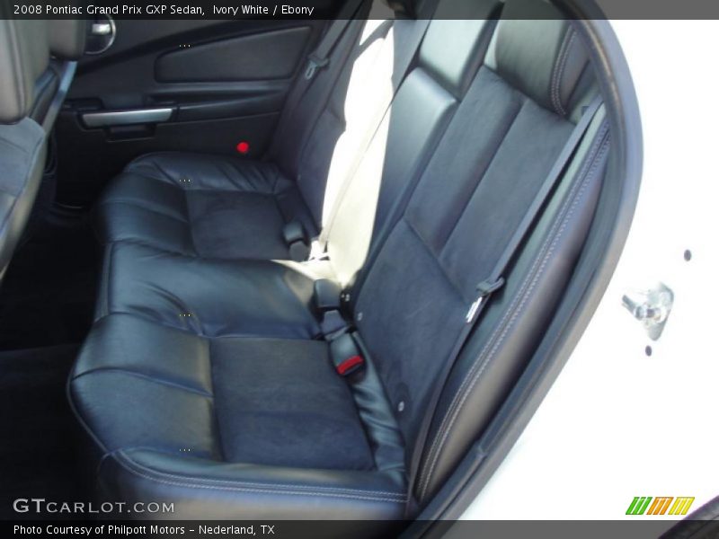  2008 Grand Prix GXP Sedan Ebony Interior