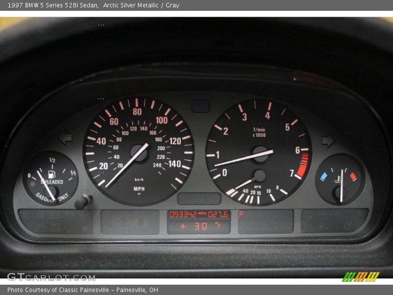  1997 5 Series 528i Sedan 528i Sedan Gauges