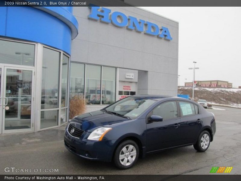 Blue Onyx / Charcoal 2009 Nissan Sentra 2.0