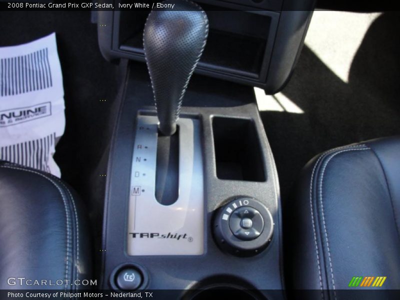  2008 Grand Prix GXP Sedan 4 Speed Automatic Shifter